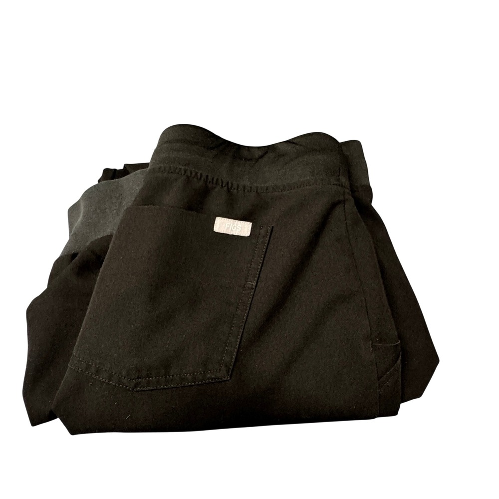 FIGS Scrub Pants Womens Small Zamora Jogger Black Medical Uniform Technical